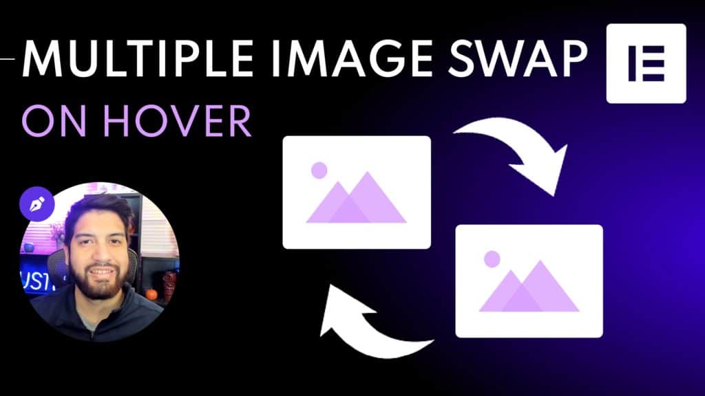 Multiple Image Swap on hover with Elementor