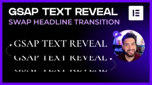 gsap text reveal transition