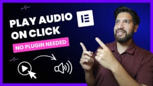 play multiple audios on click In Elementor